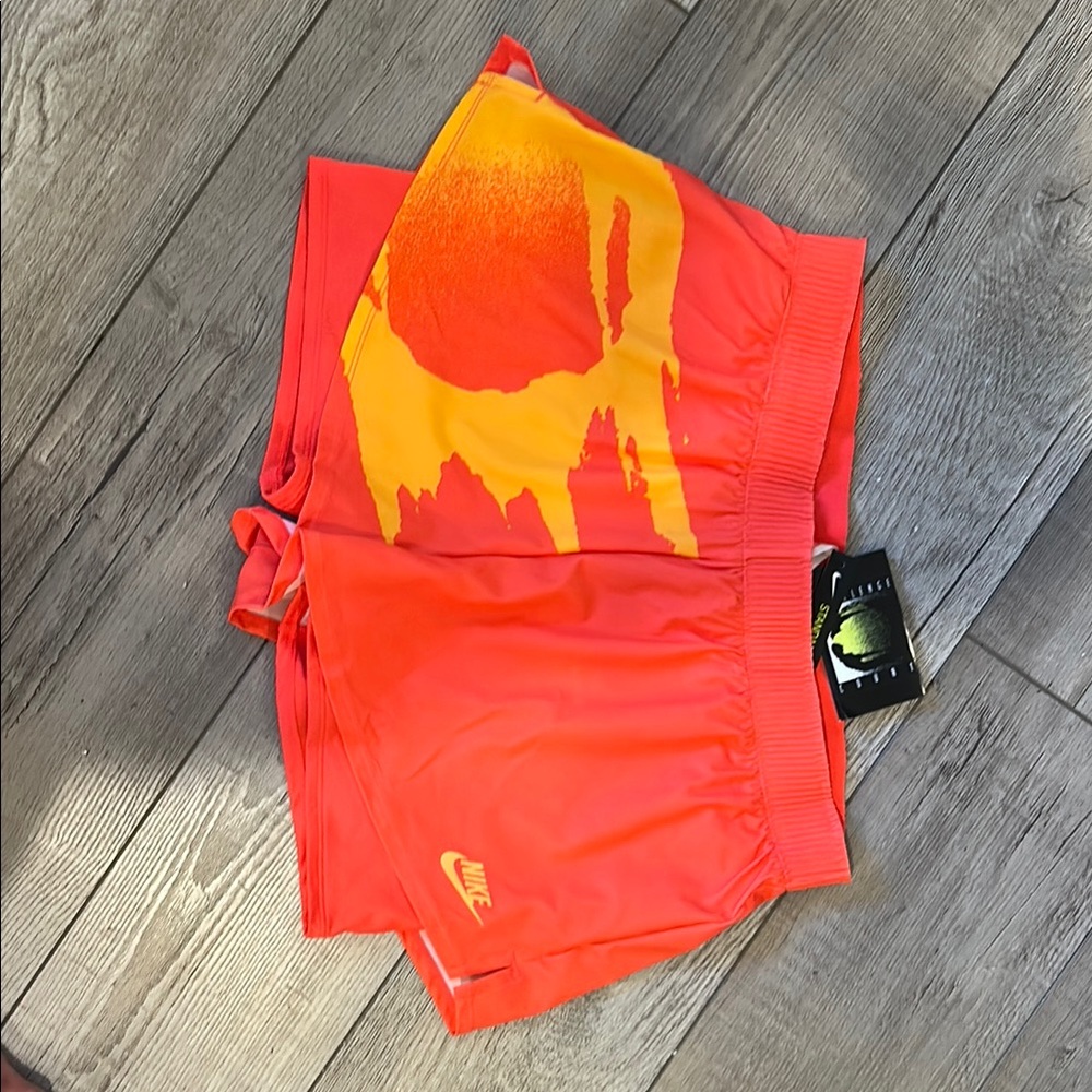 Nike Fiery Red and Yellow Shorts. new with tags, size large